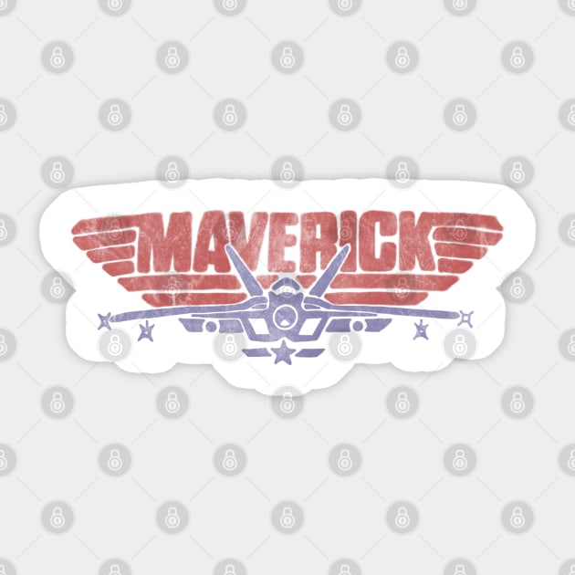 Top Gun Maverick Vintage Sticker by KnockDown